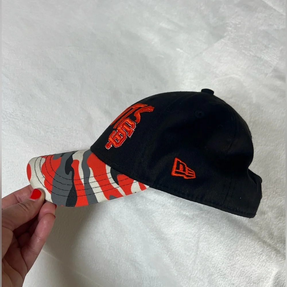 San Francisco‎ Giants New Era Camo Black 9FORTY Cap Unisex Youth Adjustable Cap